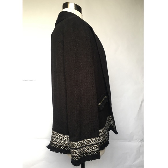 Cupcakes and Cashmere Basha Frayed Edges Jacket S - Picture 2 of 7